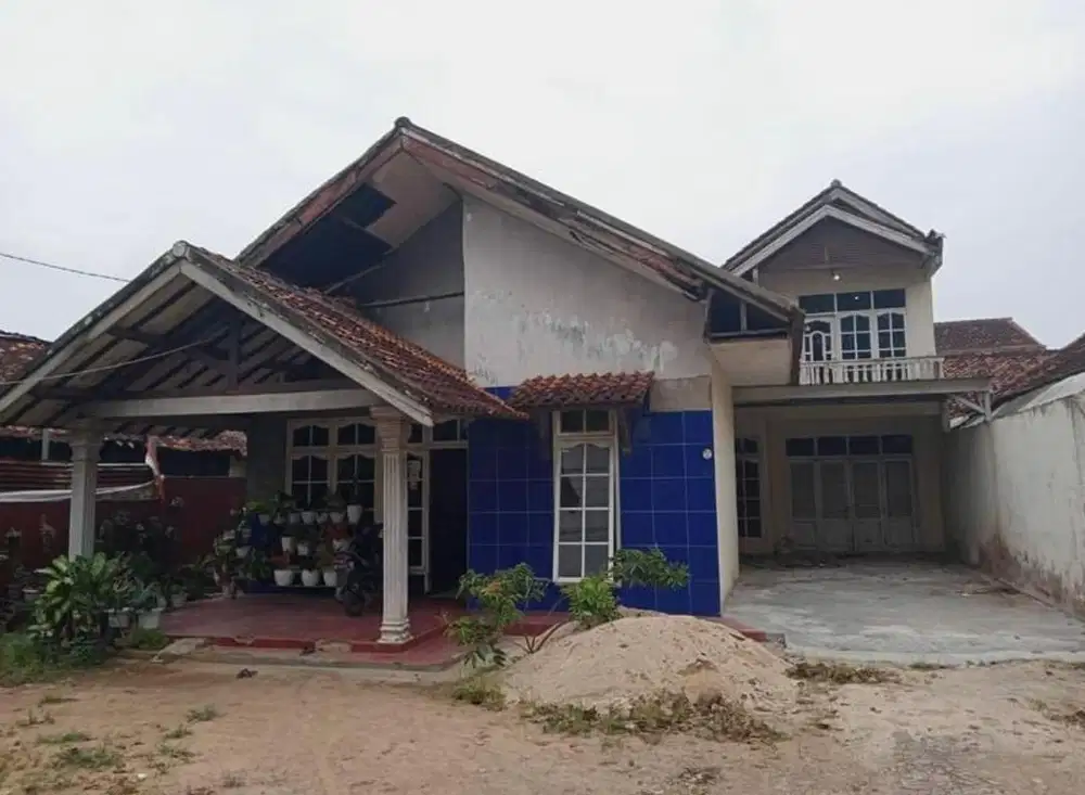 rumah + tanah 600m2