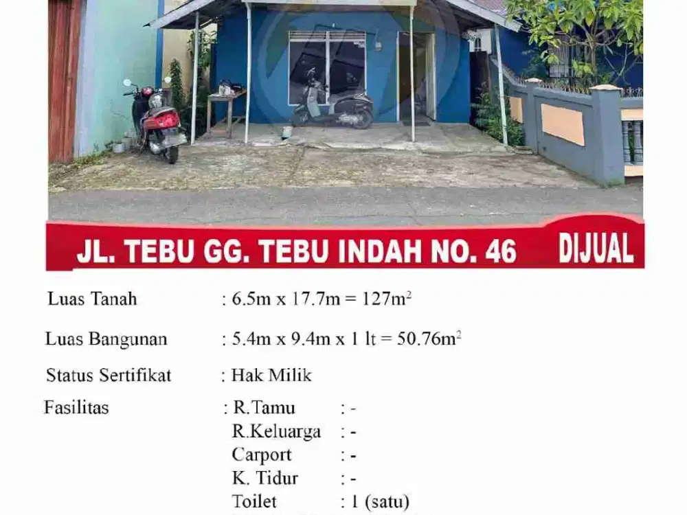Beli tanah bonus rumah
