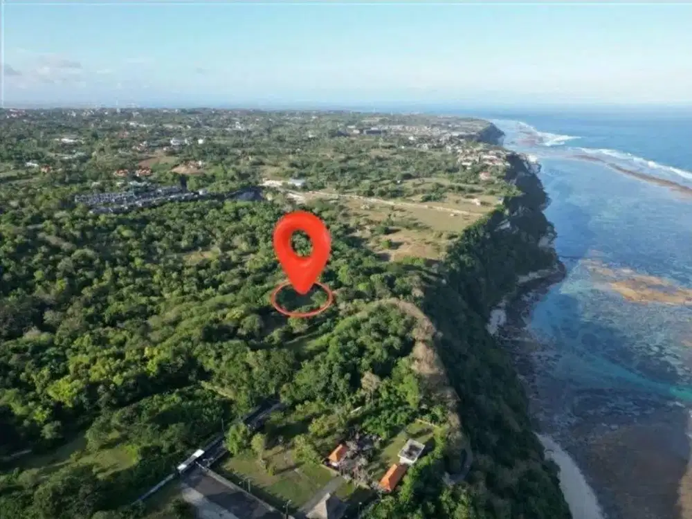 Tanah Los Tebing Pantai Green Bowl Ungasan Jimbaran Badung Bali