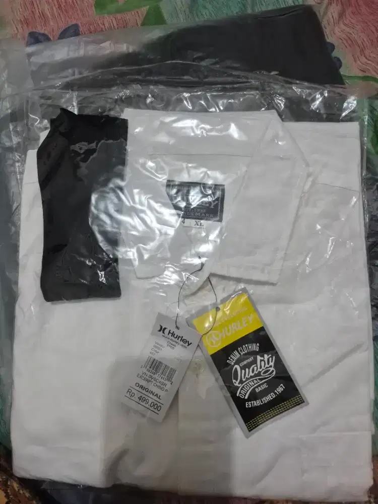Jual baju kemeja putih kantor lengan panjang