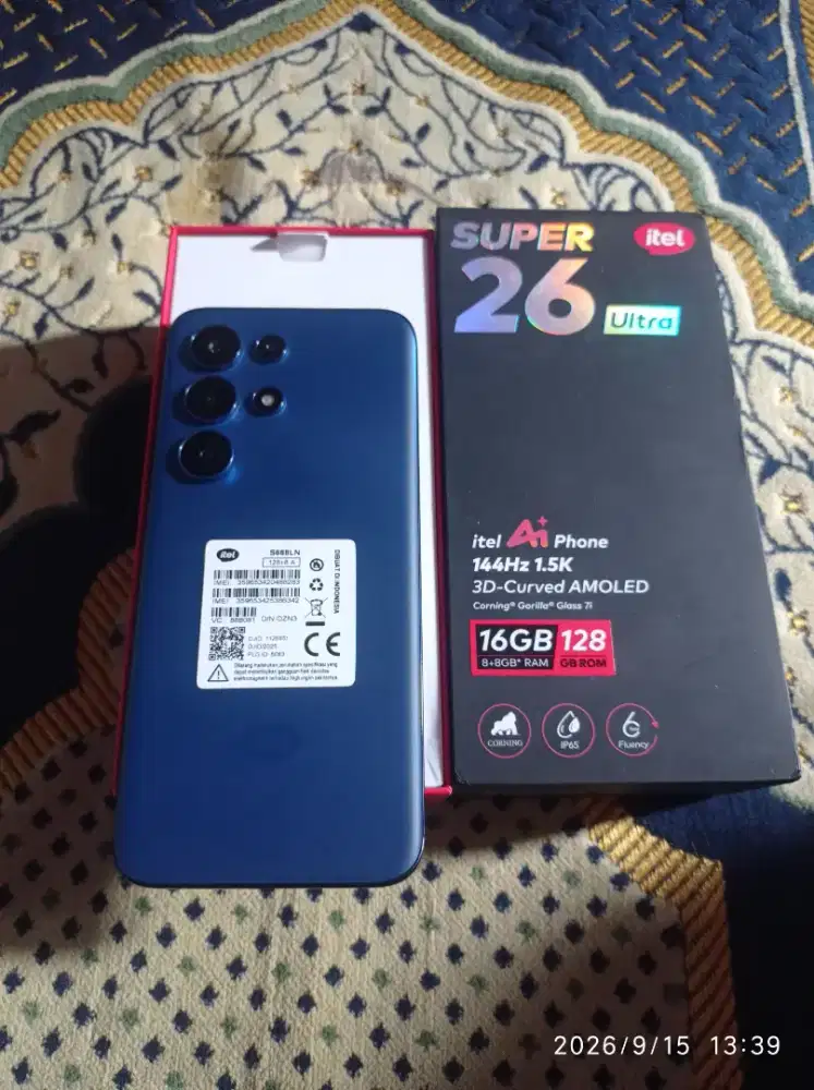 BISMILLAH ITEL S26 ULTRA 8/128 OPEN BOX