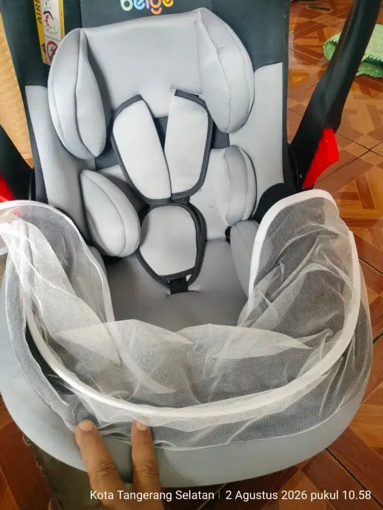 Jual carseat beige