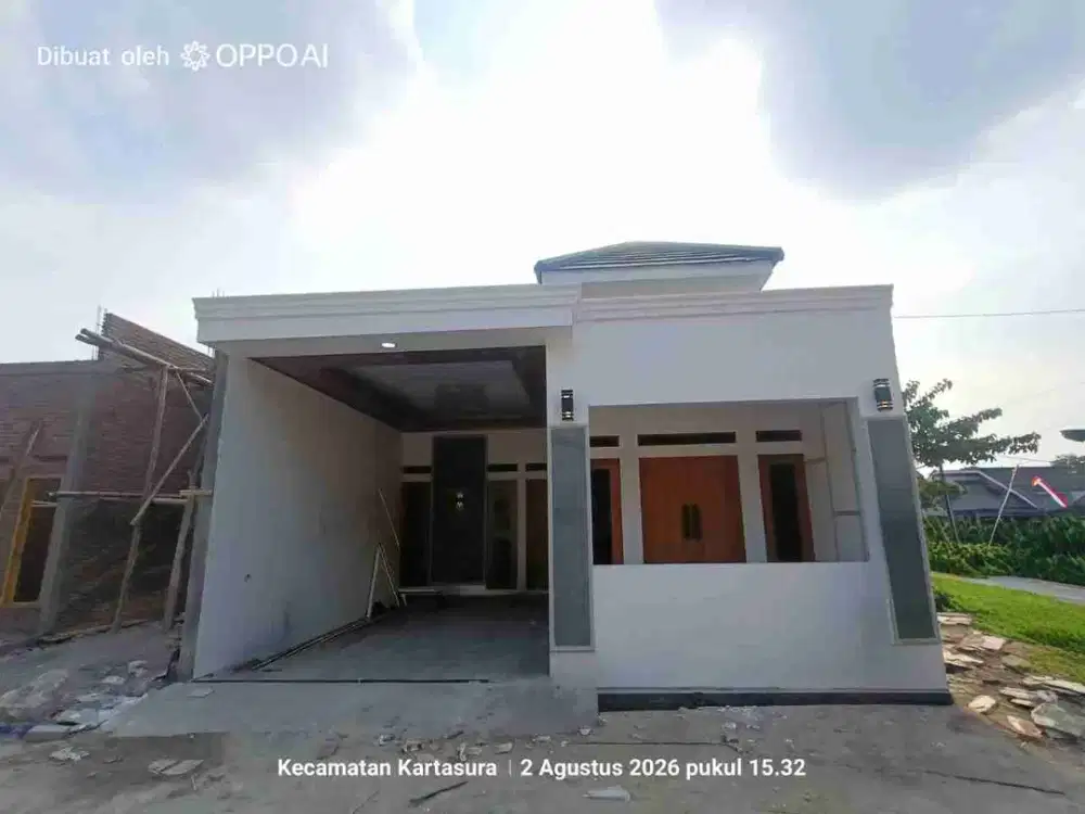 rumah baru tepi jalan dekat kampus UIN Ngemplak Kartasura