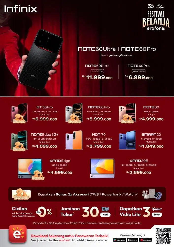 PROMO HP INFINIX, KREDIT CUKUP PAKAI KTP ONLY