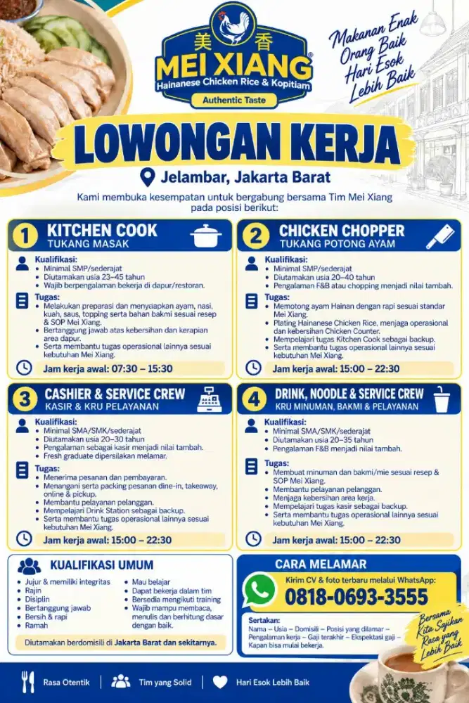 LOWONGAN PEKERJAAN