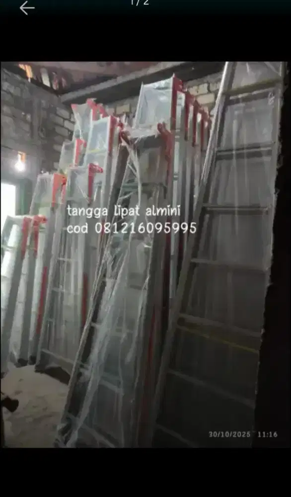 Tangga lipat alminium bisa COD