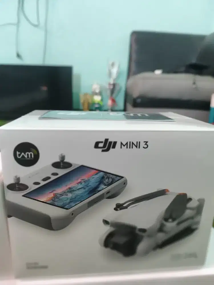 Dji mini 3 rc (remote layar) baru segel garansi resmi tam