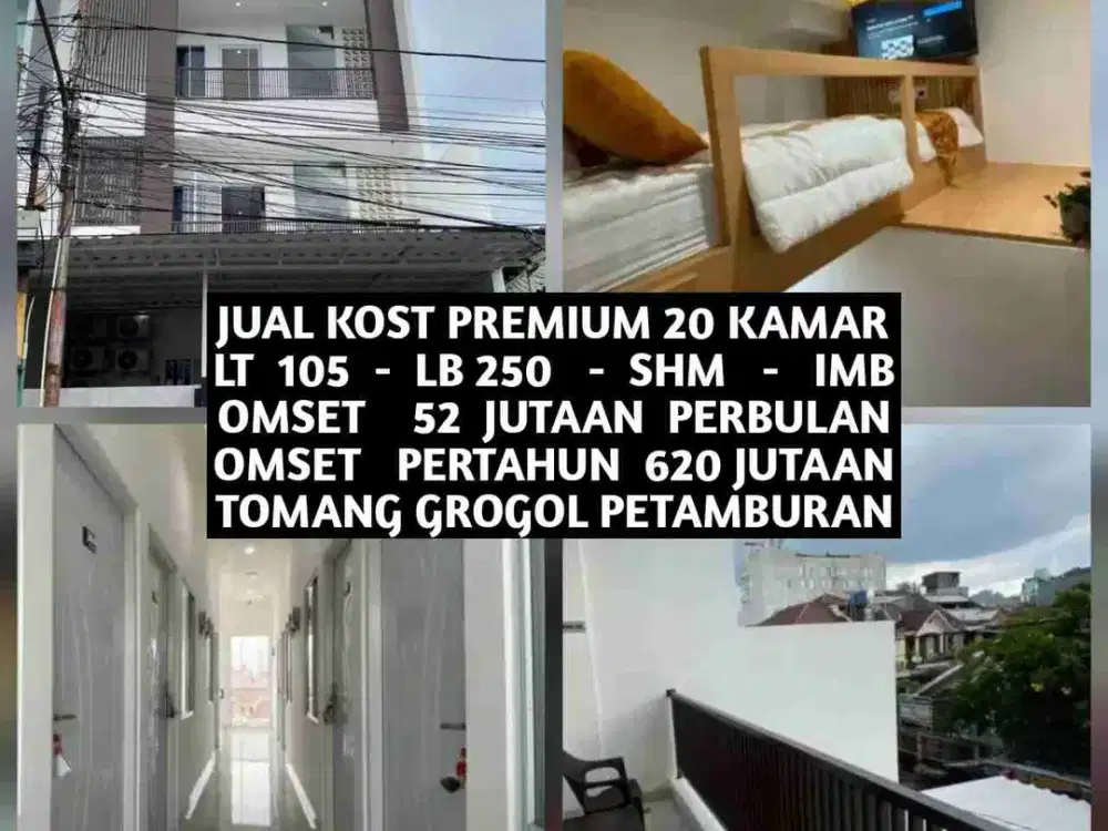 JUAL KOST KOSAN PREMIUM AREA TOMANG GROGOL PETAMBURAN