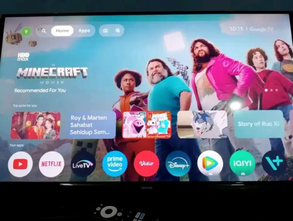 dijual google tv 32 inc terbaru SDH support bluetooth nominus
