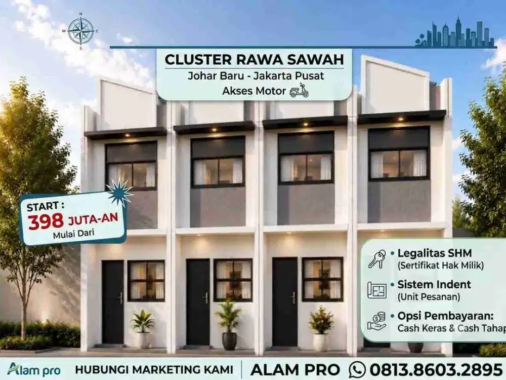 Rumah Baru Akses Gang Bebas Banjir Di Galur, Johar Baru, Jakarta Pusat