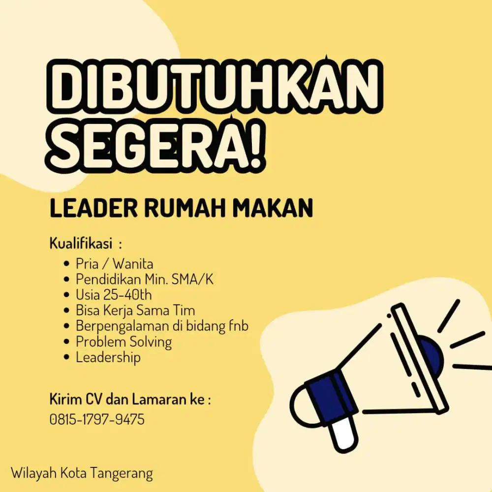 Lowongan pekerjaan