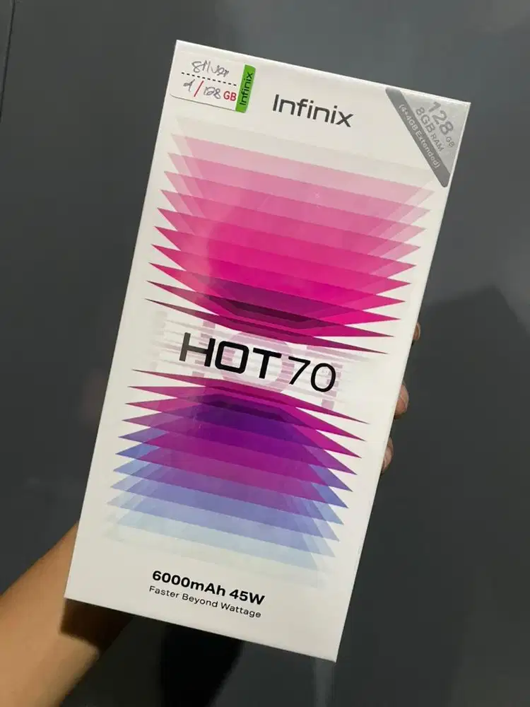 infinix hot 70 8/128gb