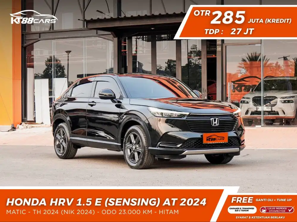 Honda HRV E 1.5 Sensing 2024 hitam matic