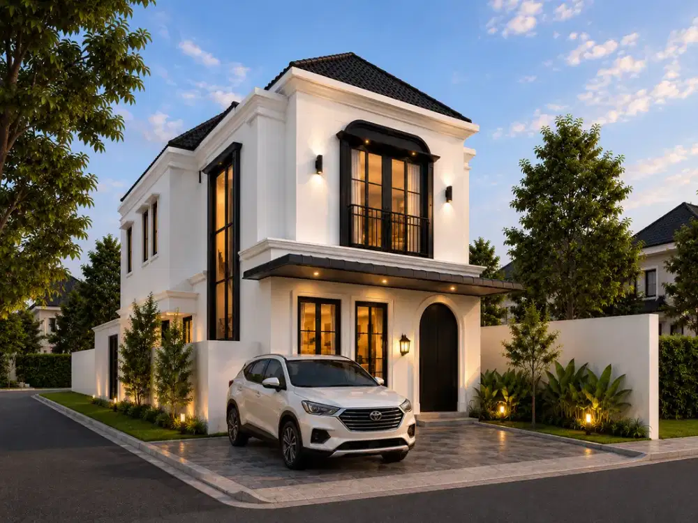 Rumah American Classic Free SHM 10 Menit Tol Bomang