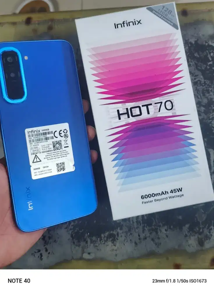 Infinix hot 70 6+6/128gb