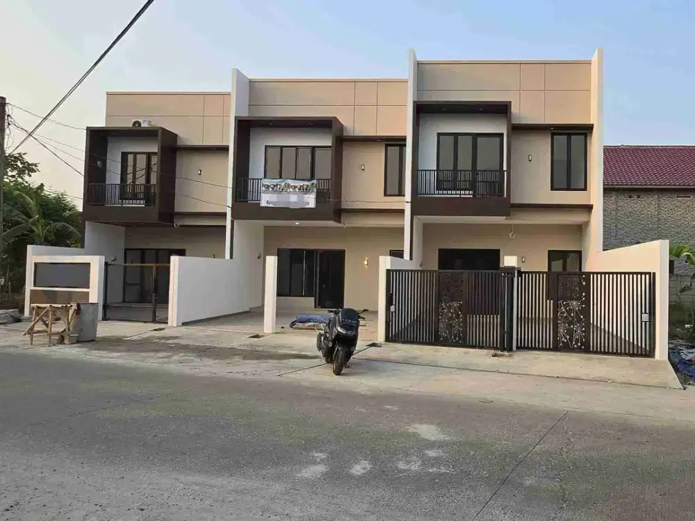 Dijual Rumah baru tanah dan bangunan luas nempel BSD