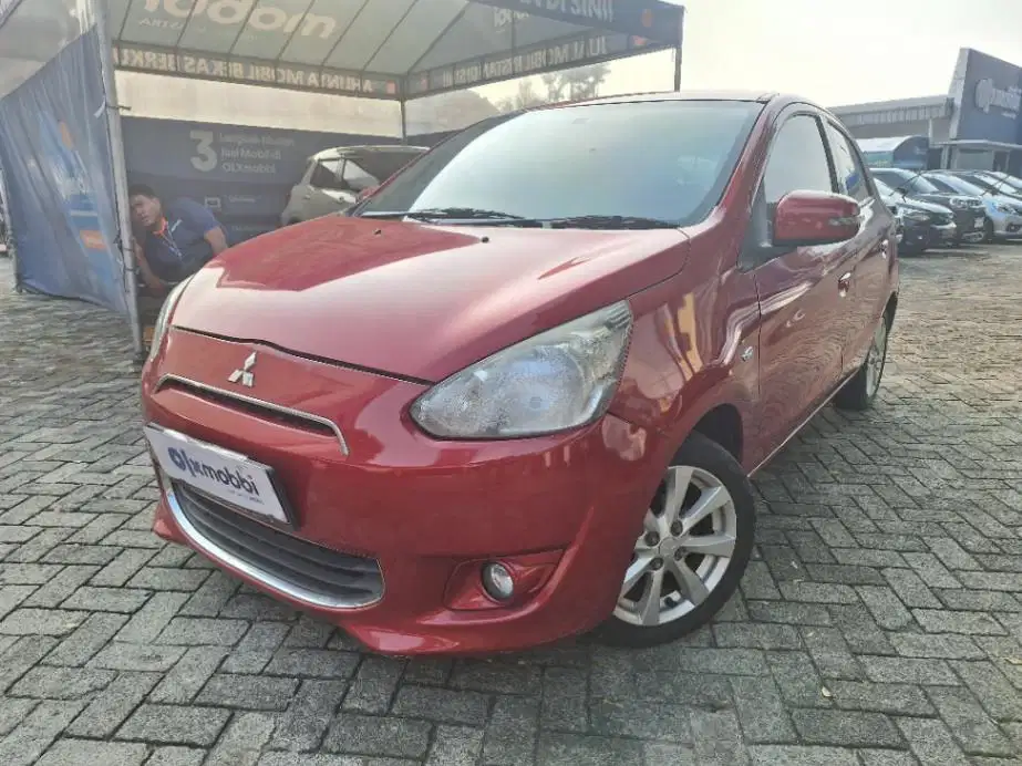 Mitsubishi Mirage 1.2 Exceed Bensin-AT 2015 Merah