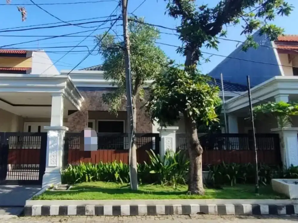 Jual Via Lelang Rumah Murah Hitung Tanah di Ketintang Permai Surabaya Selatan