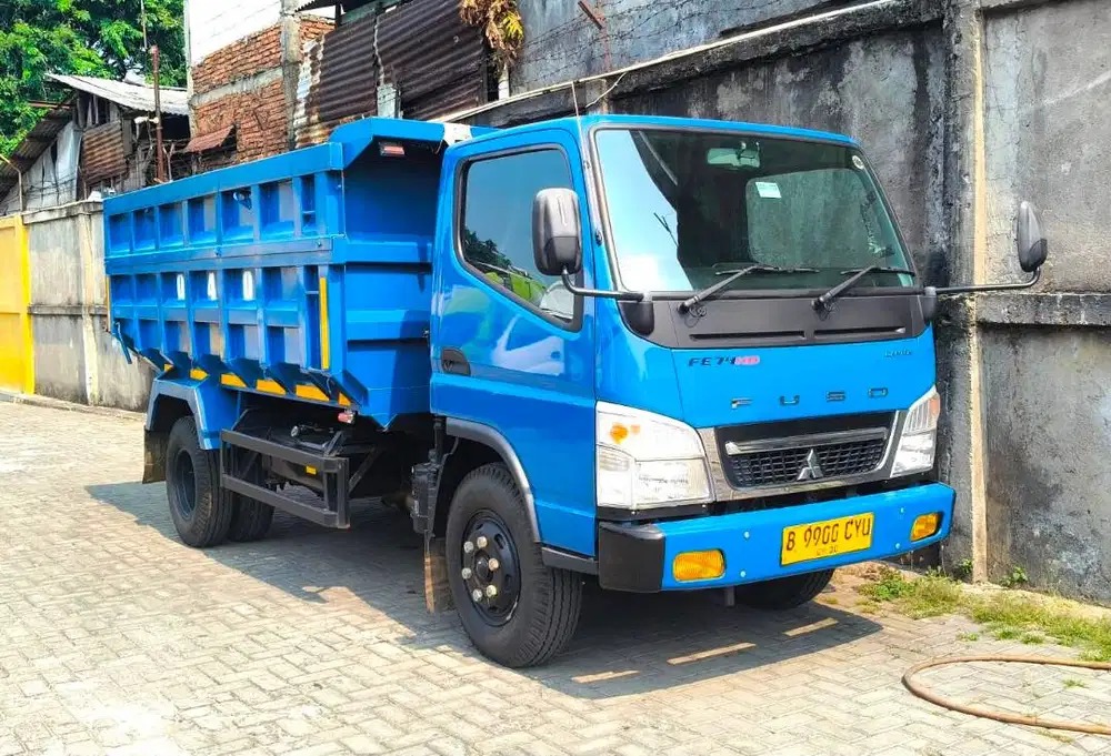 2000KM seperti BARU 2025 Mitsubishi Colt diesel FE 74 HD N Dumptruk