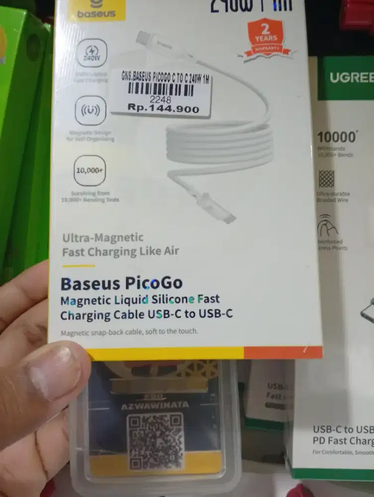 GNS.BASEUS PICOGO C TO C 240W 1M l ATLANTIS DAHSYAT