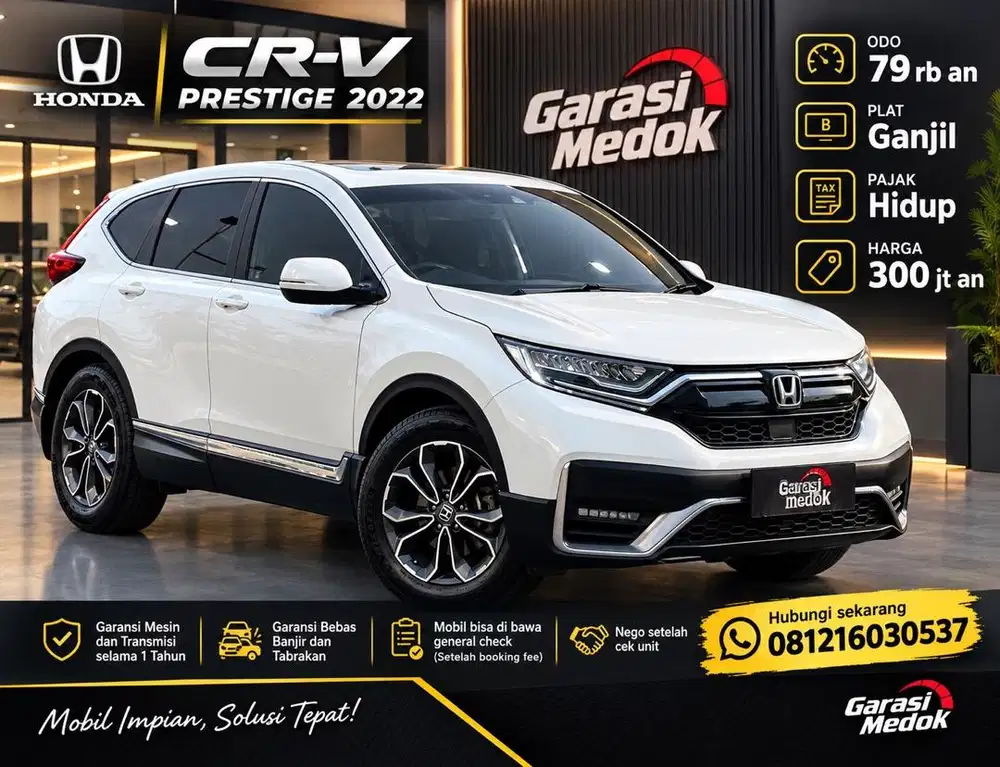 Honda CR-V CRV CR V Prestige 2022 Murah Bekas Garansi Ganjil Turbo