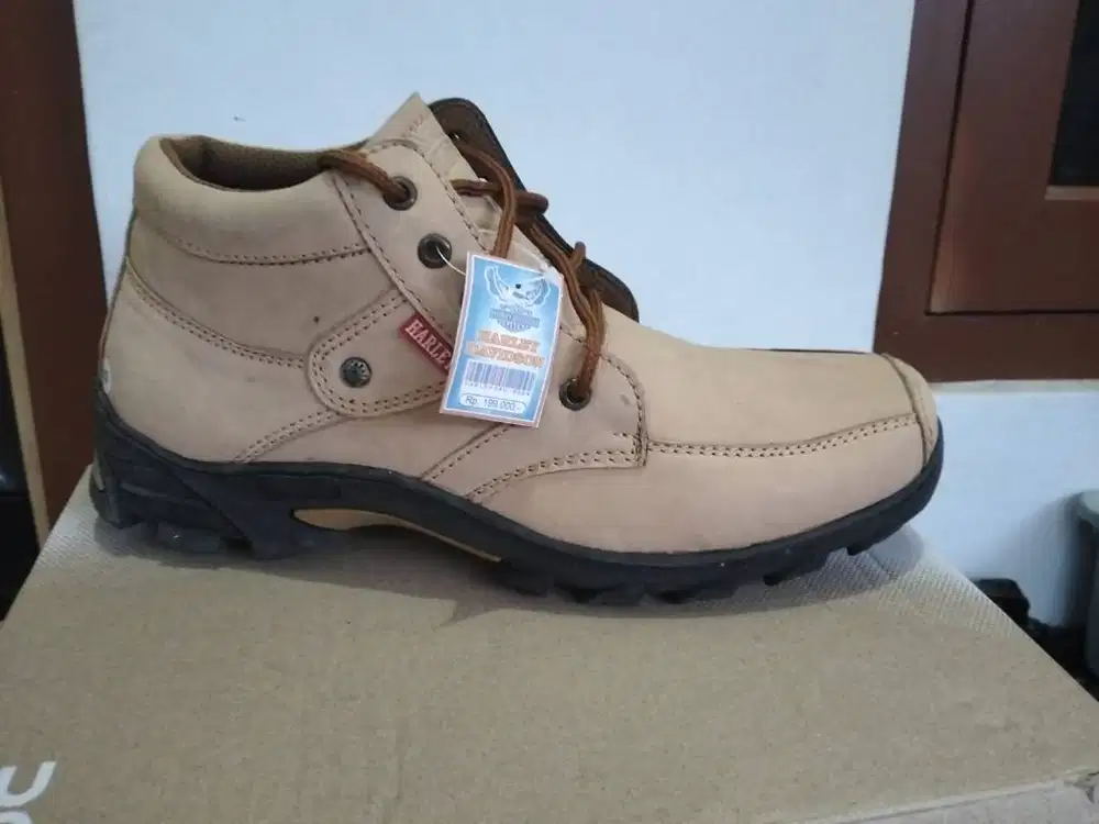 Sepatu Boot Kulit Sapi asli kode FNCM
