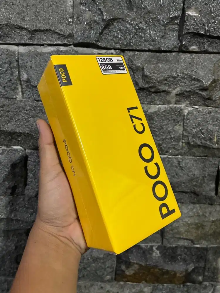 POCO C71 4+4/128 GARANSI RESMI