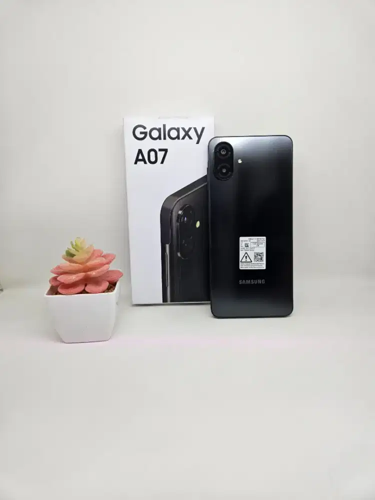 Samsung A07 6/128 (Black) Fullset - Like new 30-06-2027
