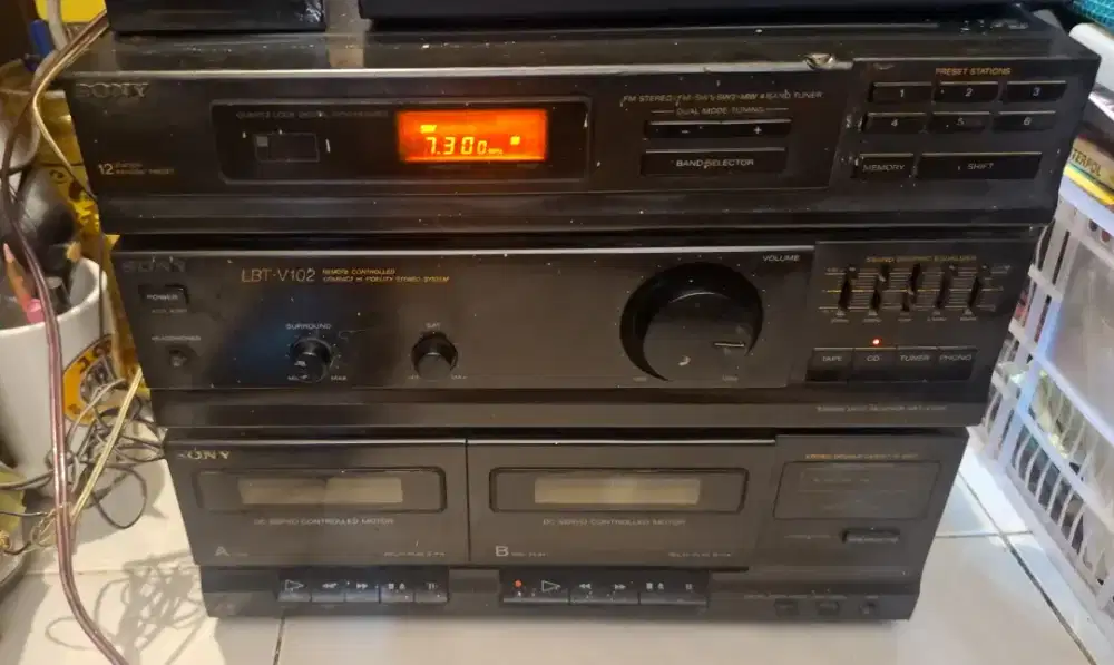 Vintage sony V 102 japan tape#cd#tuner#phono
