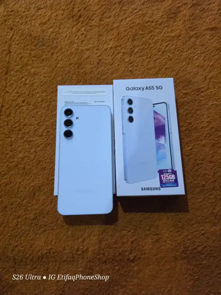 Samsung A55 5G 12/256 Fulset Ori Resmi Galaxy A 55 5 G type Tertinggi