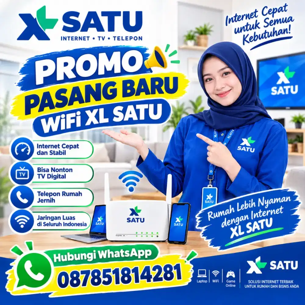 Melayani pasang baru Wifi XL SATU
