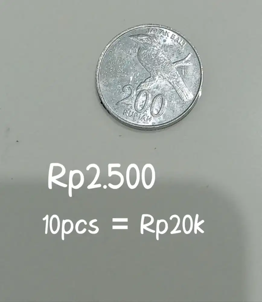Judul: Koin 200 Rupiah Burung Jalak Bali Tahun 2008