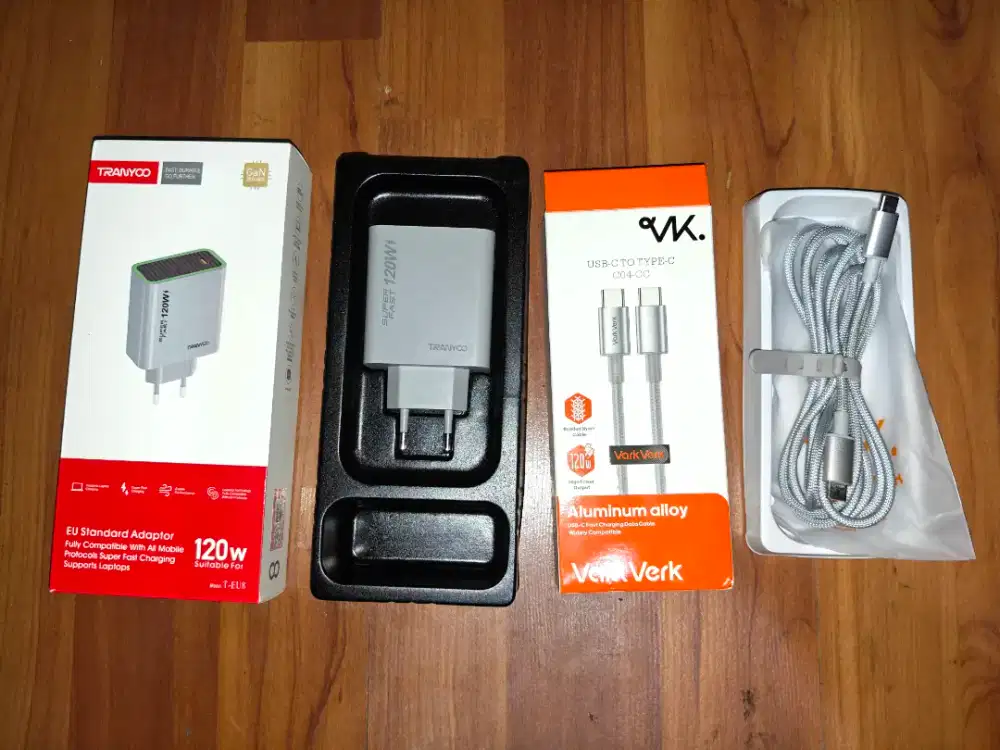 adapor charger 120watt + kabel 120watt
