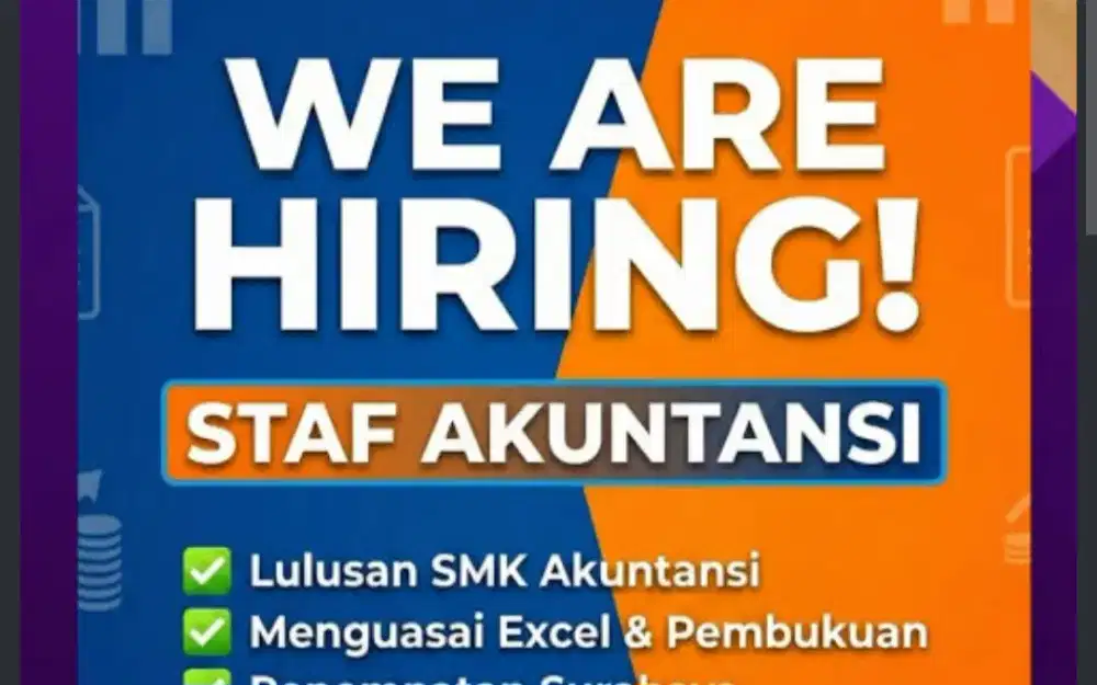 Staf Akuntansi (Admin)
