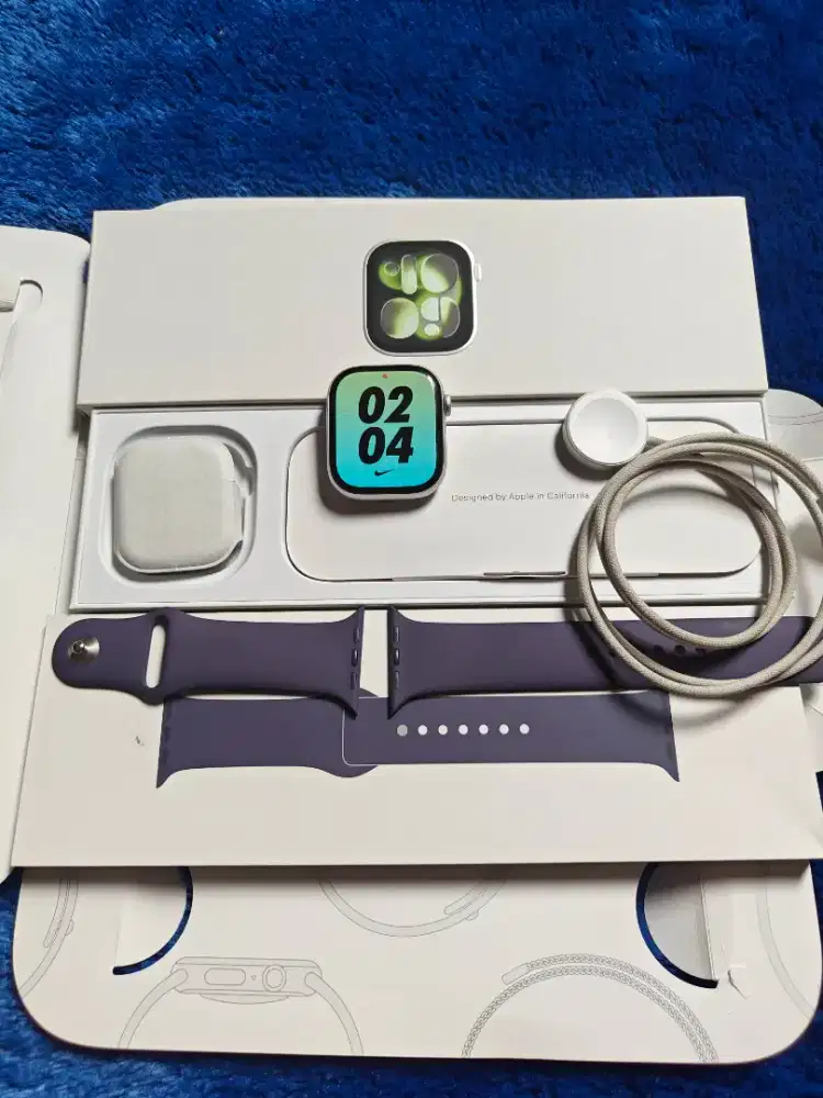 Apple Watch iWatch Series 11 46mm iBox Blibli Silver BH 100% Perfect