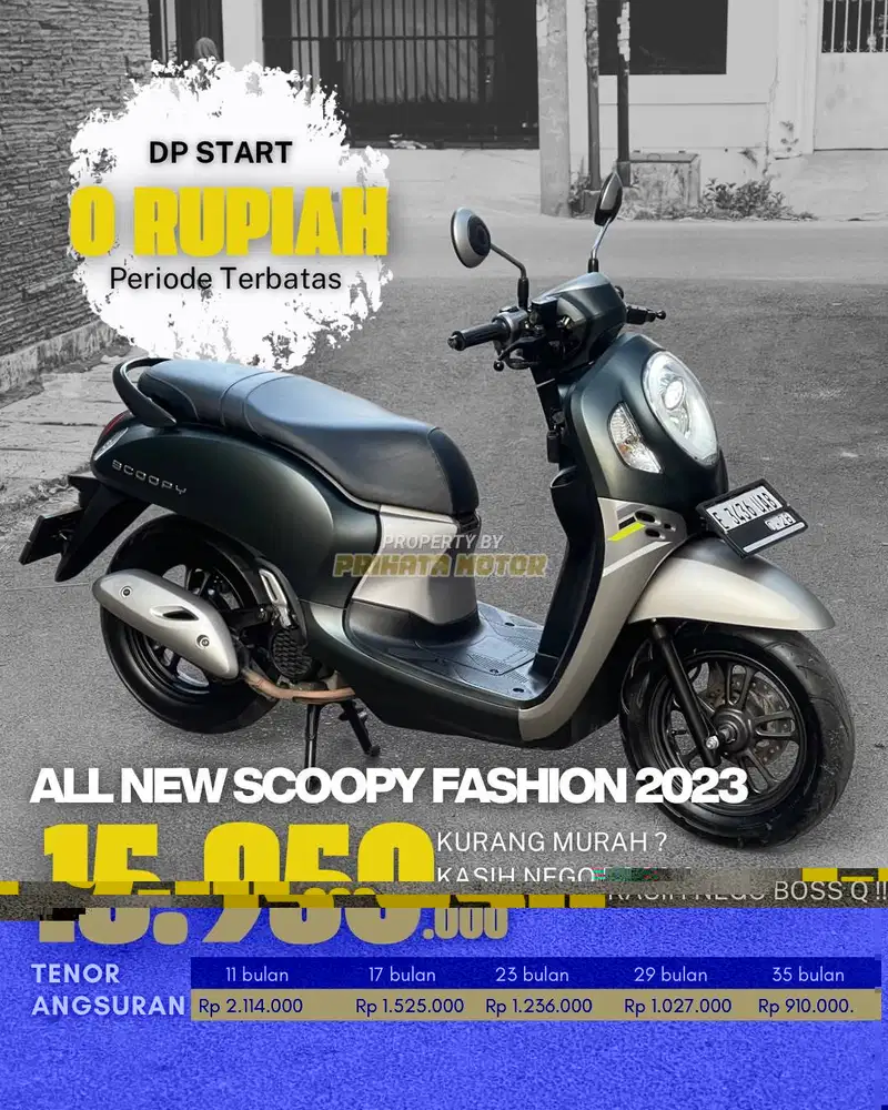 HONDA ALL NEW SCOOPY FASHION 2023 !!!