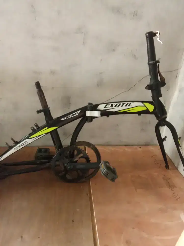 Jual rangka sepeda lipat exotic Shimano 2026mk