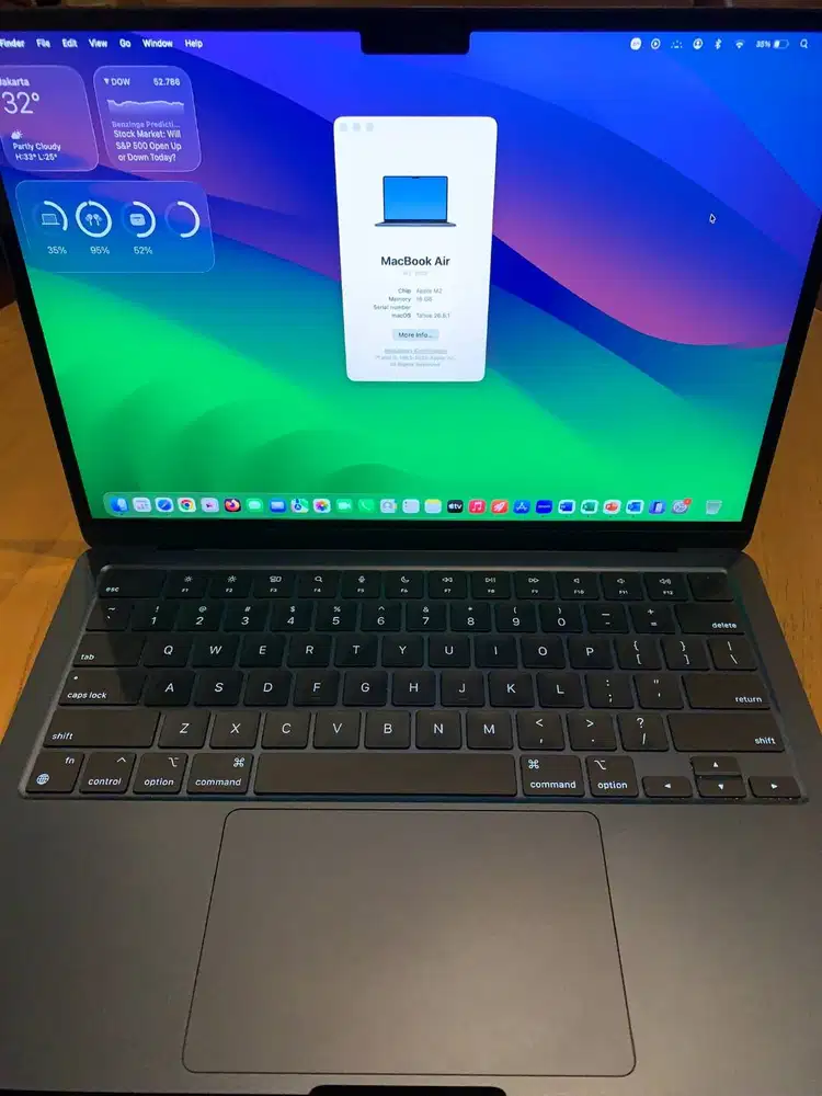 Macbook Air M2 16/256GB iBox Garansi Aktif