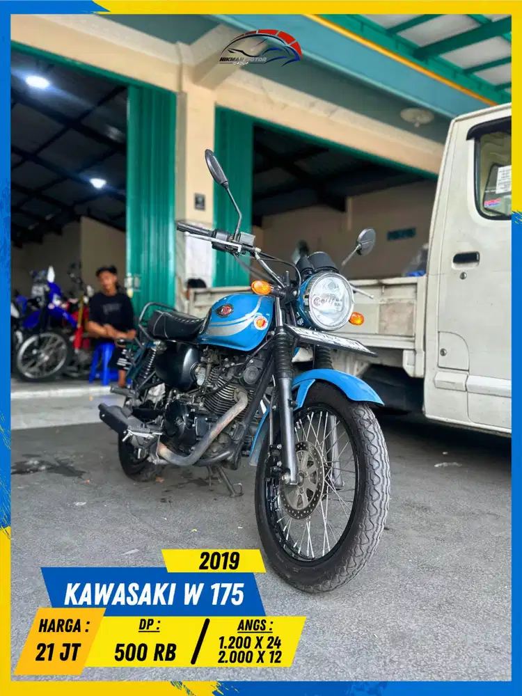 KAWASAKI W 175 SE 2019 PLAT AG GERCEP BOLOH HIKMAH MOTOR KEPUH MALANG