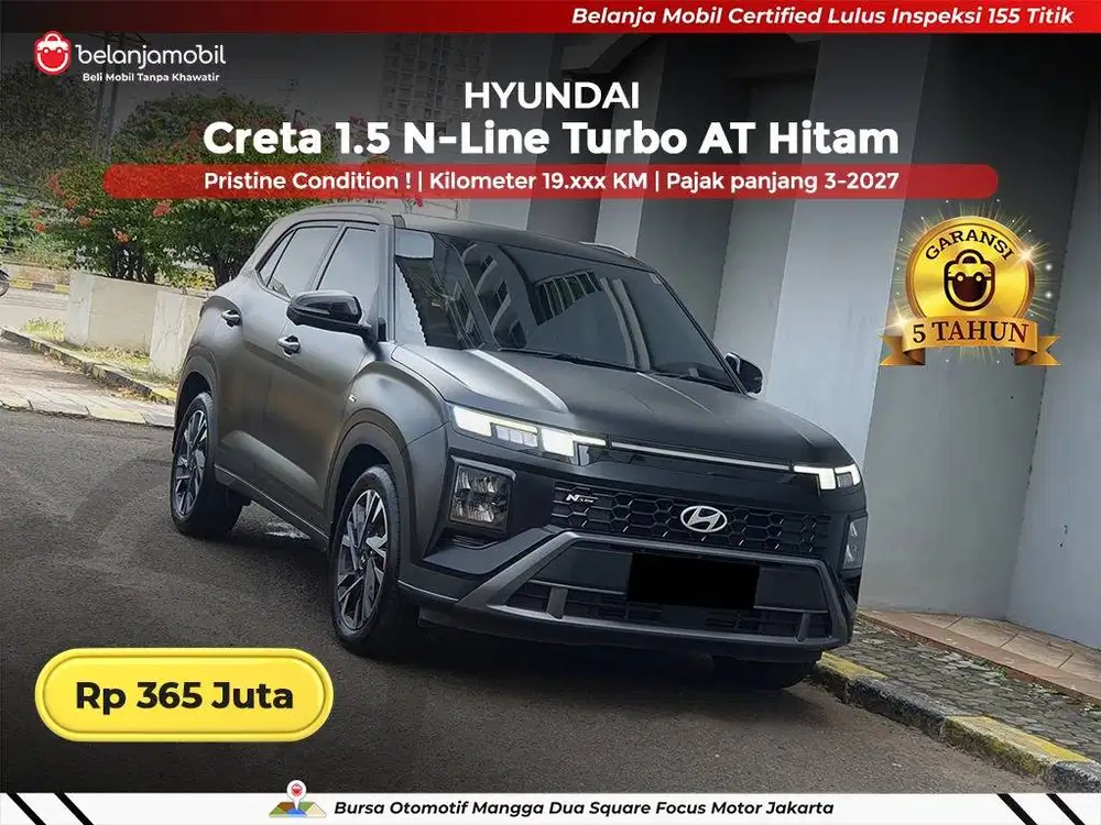 [ GARANSI 5THN ] Hyundai Creta 1.5 N-Line Turbo AT 2024/2025/2026