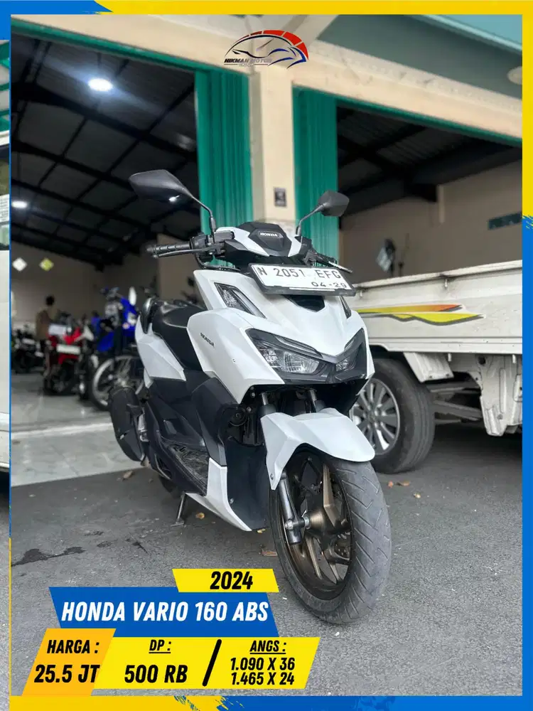 HONDA VARIO 160 ABS 2024 MANTAP MASZEHH HIKMAH MOTOR KEPUH MALANG