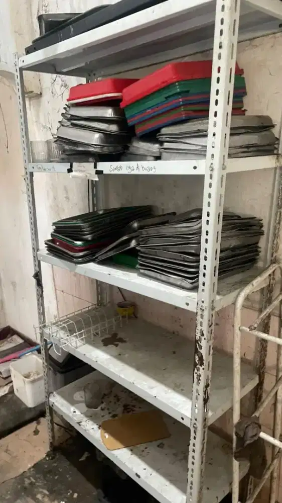Rak 5 tingkat putih