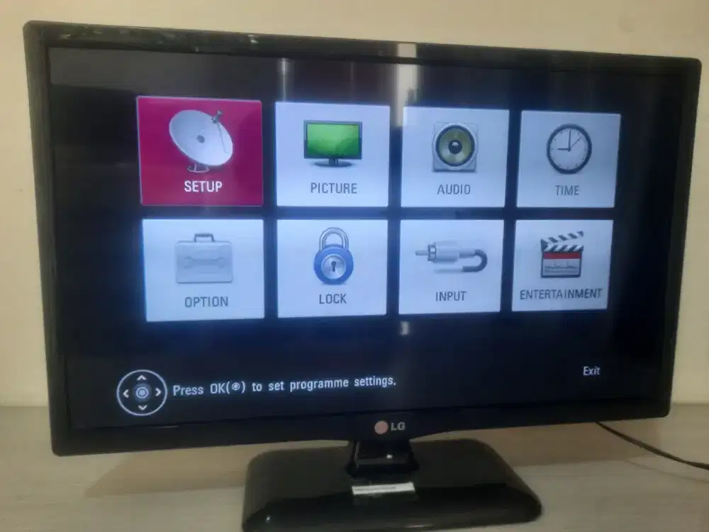 Jual Murah TV -LG-22invh Kondisi Normal  analok Bisah Buat Konputer