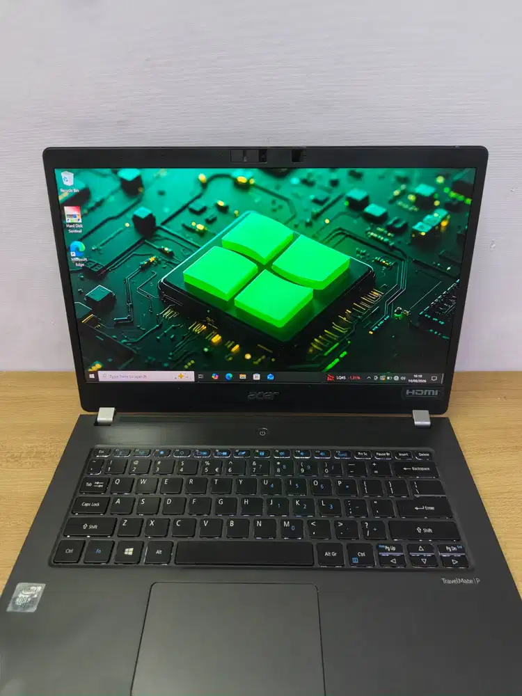 laptop acer travelmate core i7 gen 10th ram 8gb ssd 256Gb Backlite key