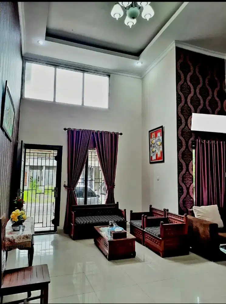Disewakan rumah full furnished tengah kota, dkt bandara, RS Awal Bros