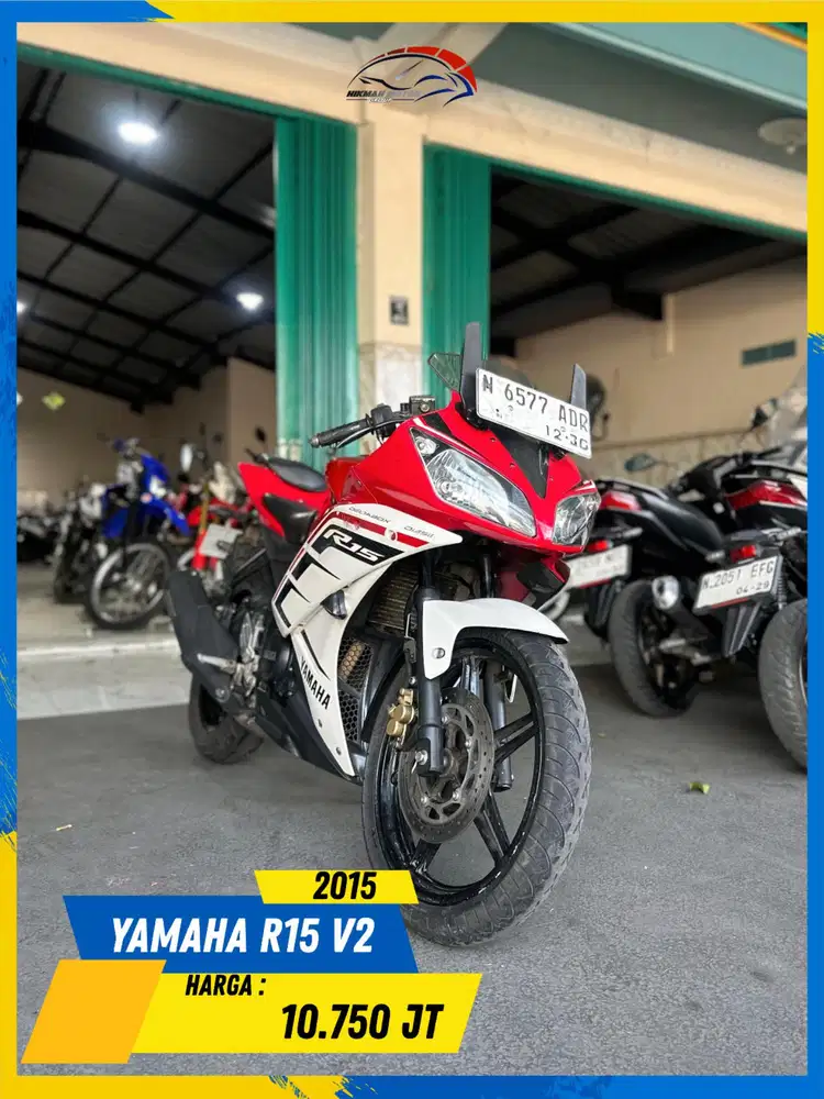 YAMAHA R15 V2 2015 MONGGO GASSS MASZEHH HIKMAH MOTOR KEPUH MALANG
