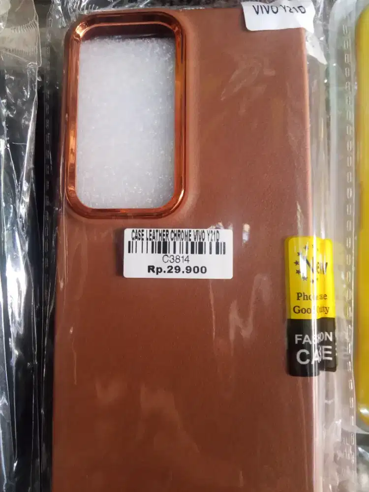 CASE LEATHER CHROME VIVO Y21D