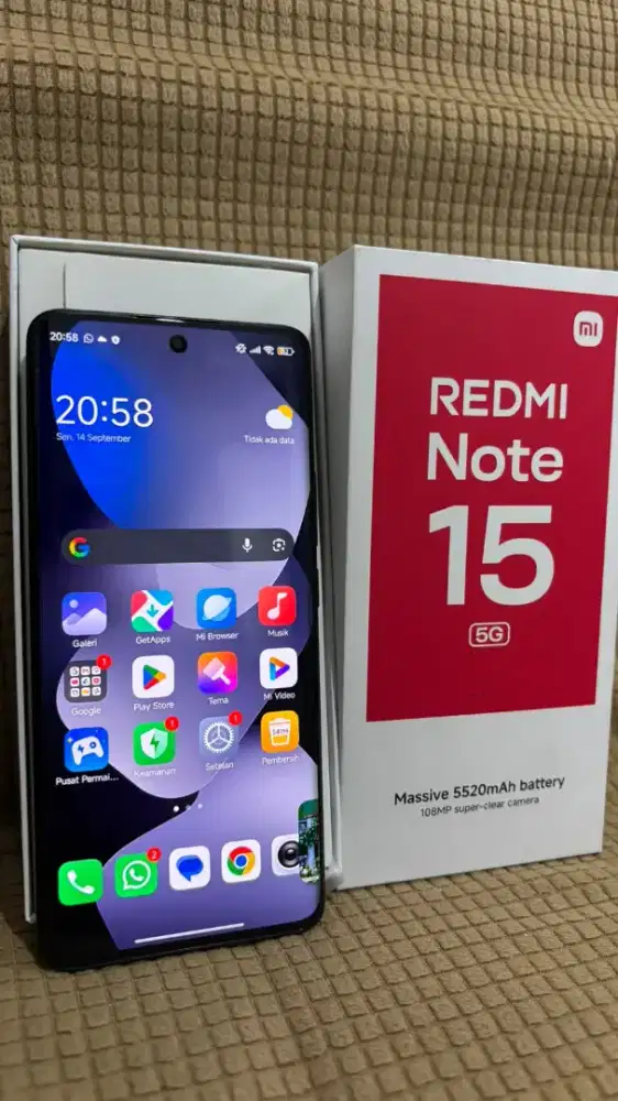 Redmi note 15 5g 8/256gb fullset