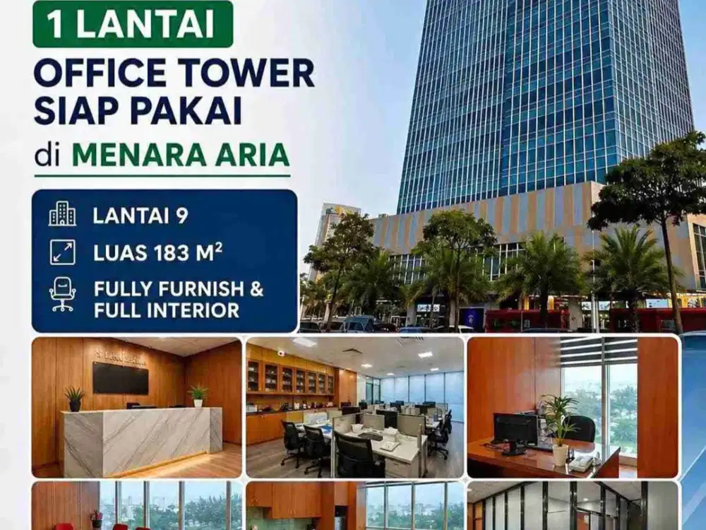 OFFICE AREA 1 LANTAI DI MENARA ARIA- BATAM