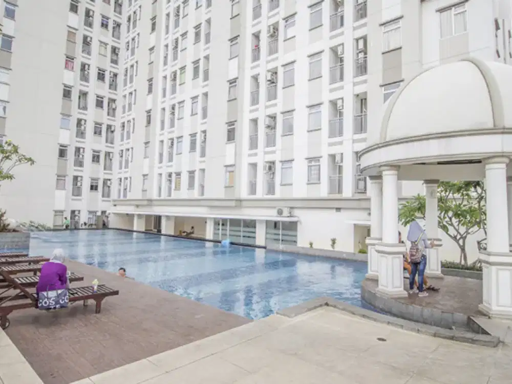 apartemen green lake sunter type 2 kamar kosongan + 2 AC over kontrak